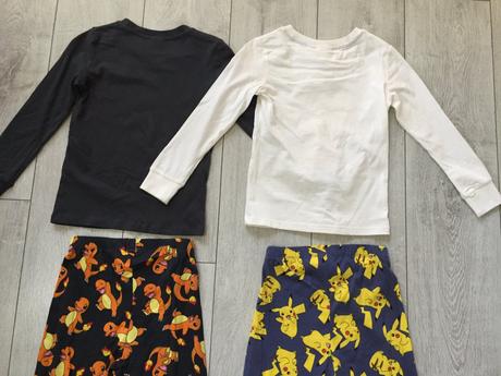 Chlapčenske pyžamo pokemon 2ks, 4-6 rokov, h&m,110 / 116