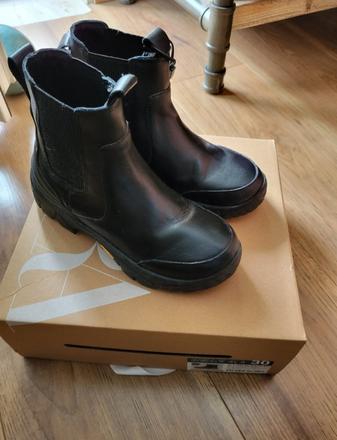 Členkové kožené čižmy s vibram podrážkou - zara, zara,30