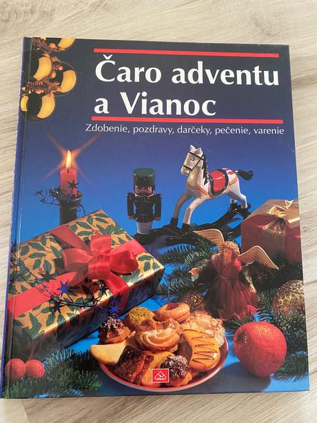 Čaro adventu a vianoc vianočná retro kniha,