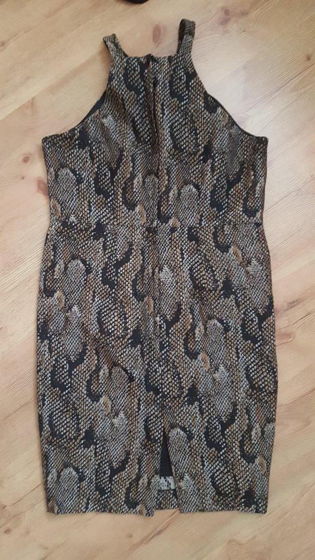 Šaty s hadím vzorom, h&m,44