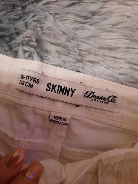 Riflové nohavice, denim co,146