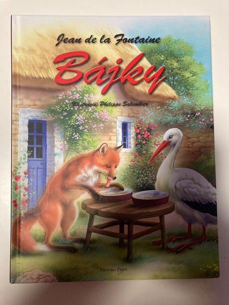 Kniha bájky jean de la fontaine, 