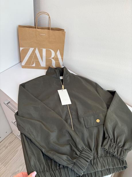Zara khaki bombera, zara,xs