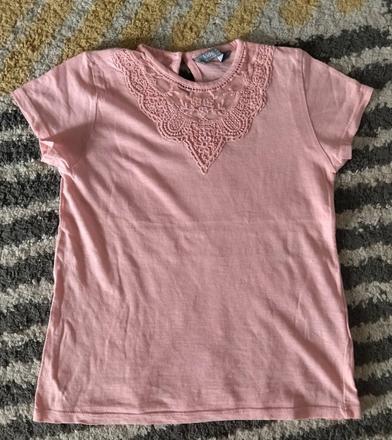 Tričko s čipkou 110/116, lindex,110