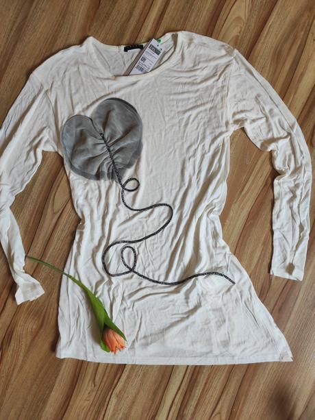 Romantické tričko benetton, benetton,36 / 38 / 170 / m / s