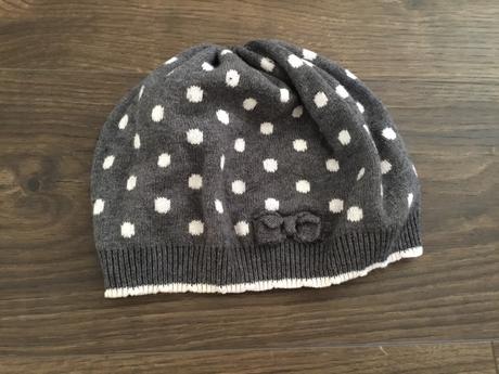 Bodkovaná čiapka, h&m,104