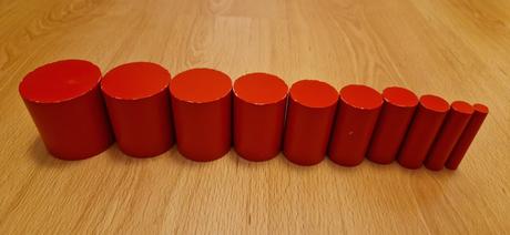 Montessori farebné valčeky bez úchytov, 