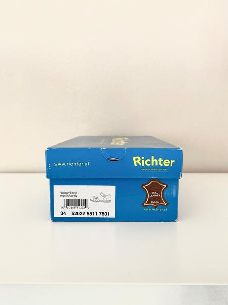 Kožené sandále richter, richter,34