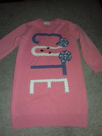 Šaty predlzeny svetrik, next,104