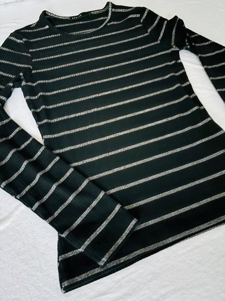 Pruhovaný pulover, mohito,s