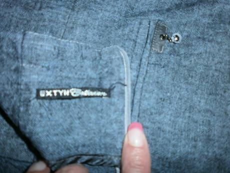 Sukňa riflového vzhľadu extyn, 36