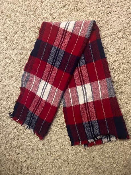 Hrubý šál kockovaný, 