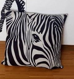 Obliečka na vankúš zebra, šírka (cm): 45,dĺžka (cm): 40