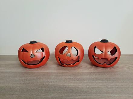 Halloween tekvice trio,