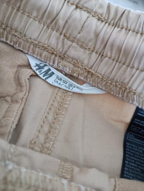 Kraťasy 122 6-7r, h&m,122