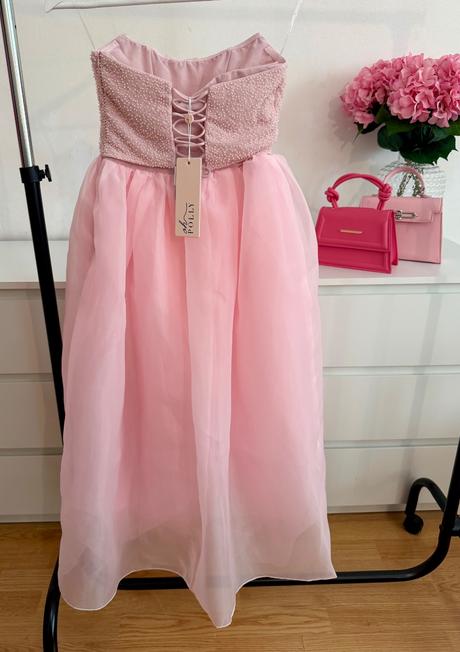 Luxusné korzetové midi šaty oh polly, s