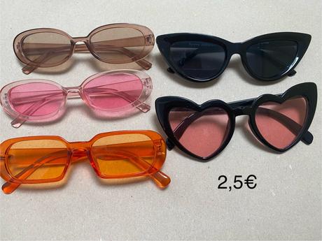 Farebné párty okuliare a slnečné okuliare, 