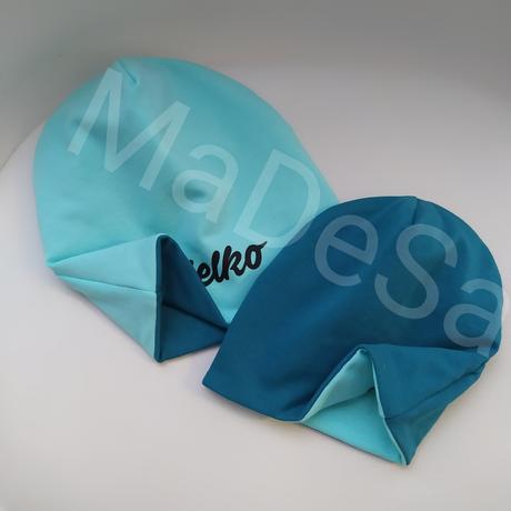 ...2vrst. čiapky - s mašľou alebo bez..., 34 - xs