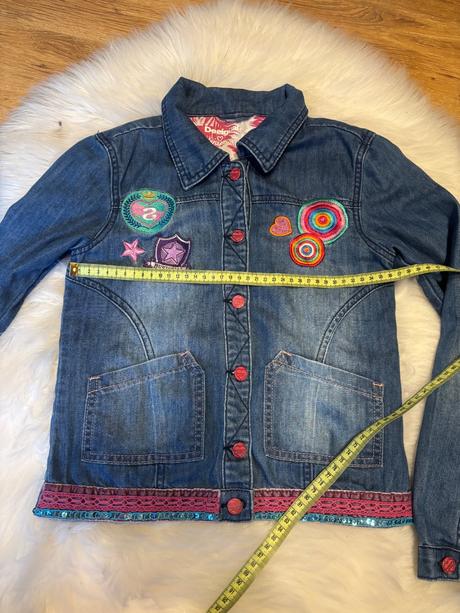 Riflova bunda vysivana, desigual,146