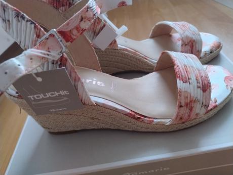 Sandále na platforme tamaris touchit nenosené, tamaris,38