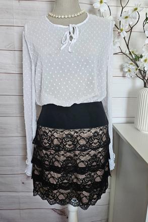 Krásna čipková sukňa mango, mango,38