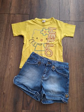 Kratase +tričko, h&m,110