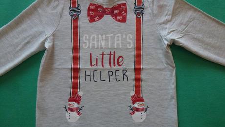 Vianočné tričko little helper, george,110