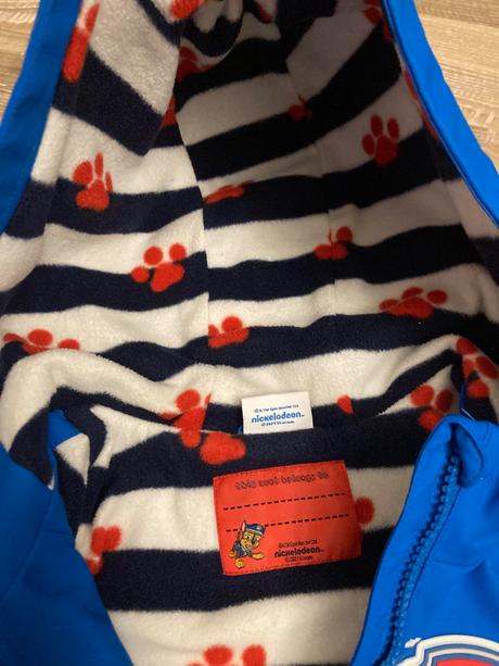 Prechodná nepremokavá bundička paw patrol, f&f,110