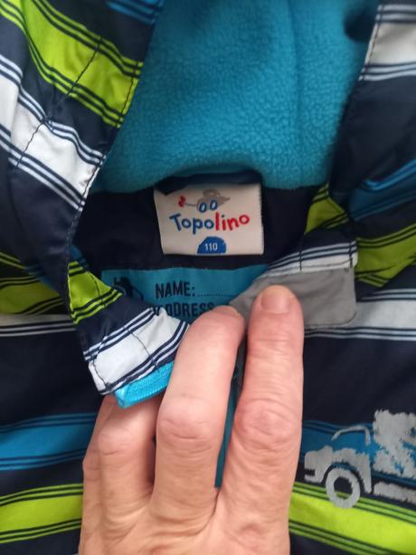 Nohavice do dažďa + vetrovka/ súprava, topolino,110