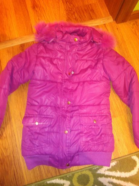 Vetrovka s kožušinkou, 128