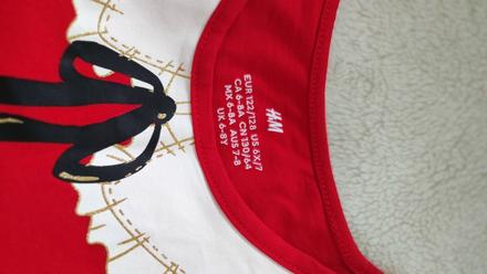 Dievčenske šaty na vianoce, h&m,122
