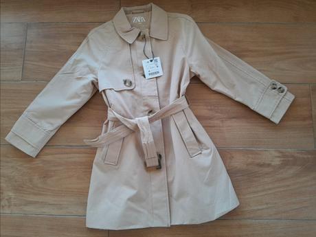 Zara trenčkot - nový s visačkou, veľ.122, zara,122