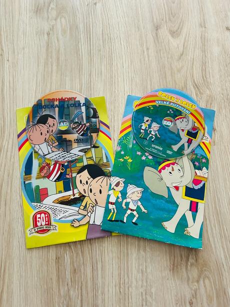 2 kusy dvd rozprávky lolek a bolek, 