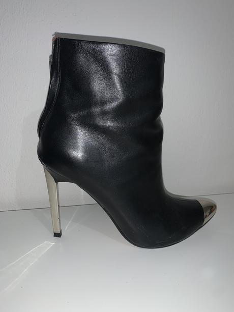 Kožené čižmy zara 37, zara,37