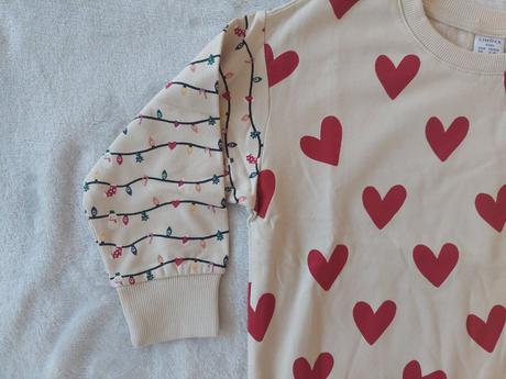 Vianočná mikina zn.lindex veľ.98/104, lindex,104