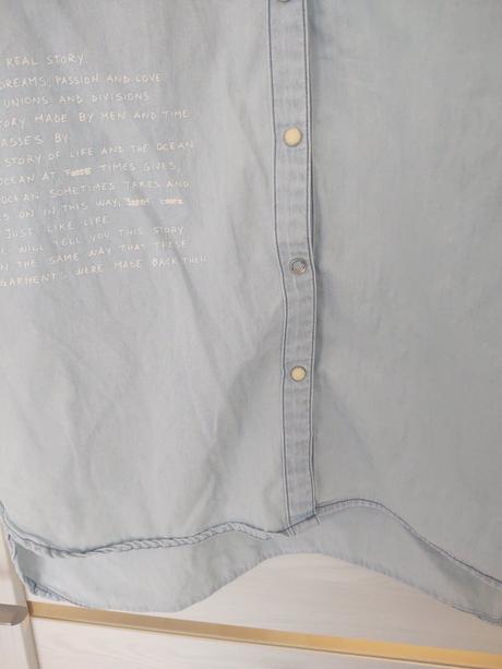 Riflová košeľa zara, zara,s