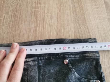 Hrubšie legíny 134/140 s trblietkami, kids club,134