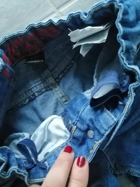 Elastické džínsy v146, 9-12r., 146