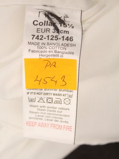 Regular fit košeľa biela next veľ. 39, next,39