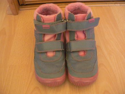 Dievčenské zimné topánky protetika barefoot, protetika,35