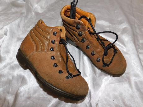 Luxusne kozene turisticke topanky, unisex, 36