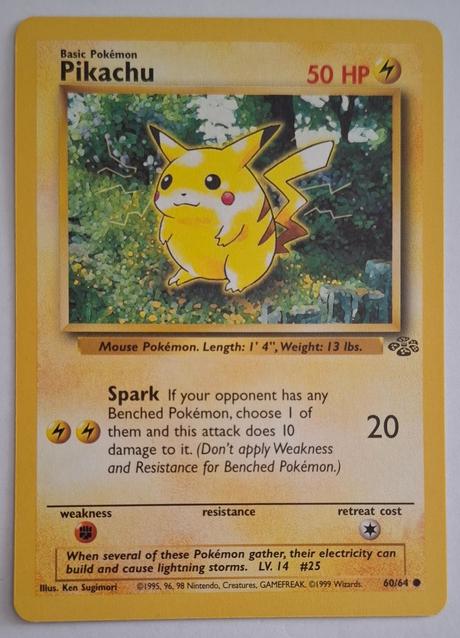 Pokémon karty "jungle", 