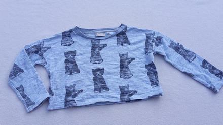 Kratka mikinka s macickami, next,110