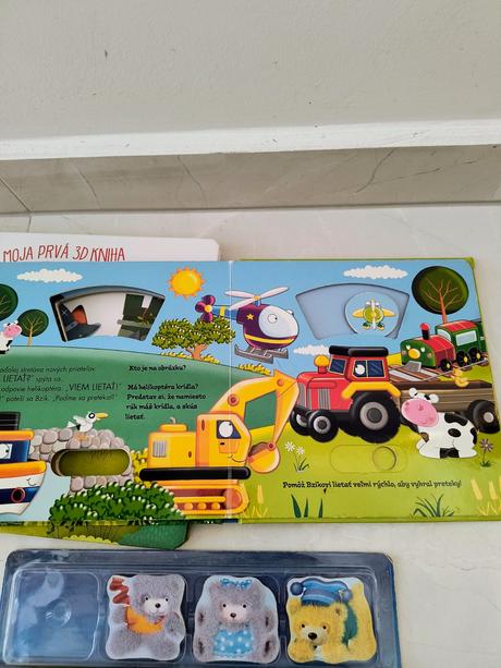 Knižky pohyblivé, knižka na cvoky,