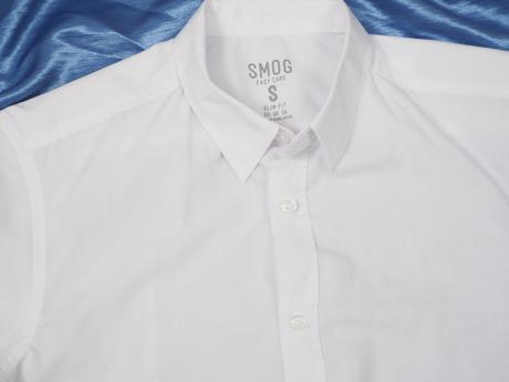 Biela košeľa smog, s