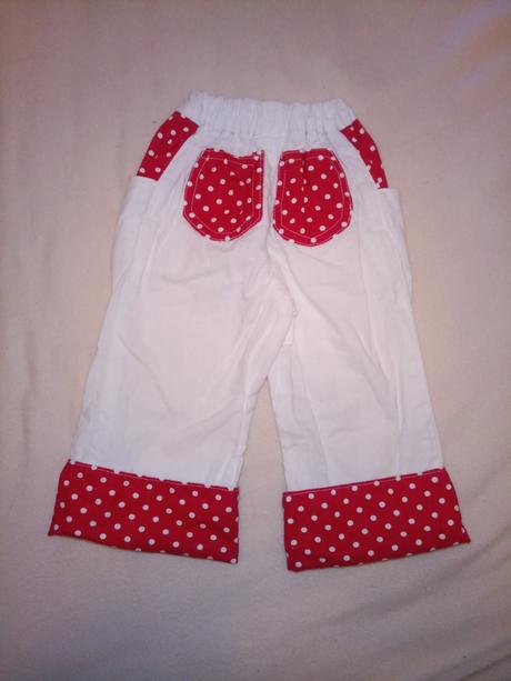 Letne bodkovane nohavice, 80
