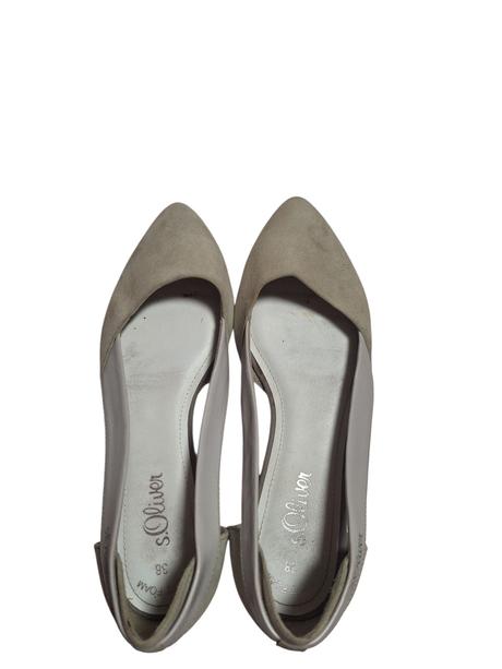 Dámske kožené sanálky, s.oliver,38