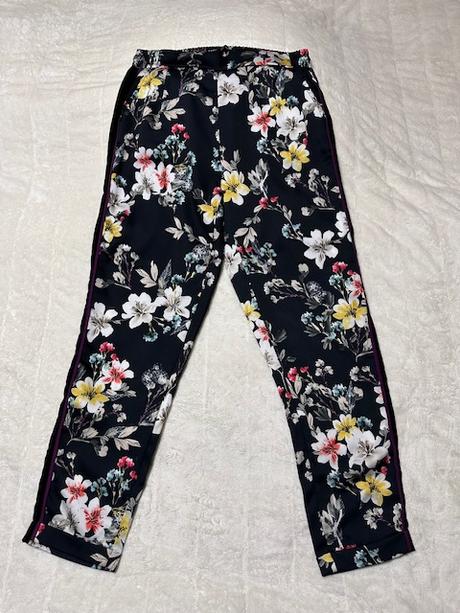 Kvetované tenké nohavice reserved, reserved,m