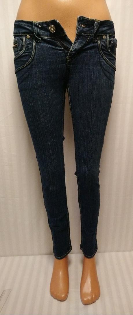 Dámske elastické rifle skinny, d.f.d. jeens, s