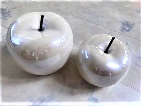 Perleťové jabĺčka / 2 ks,